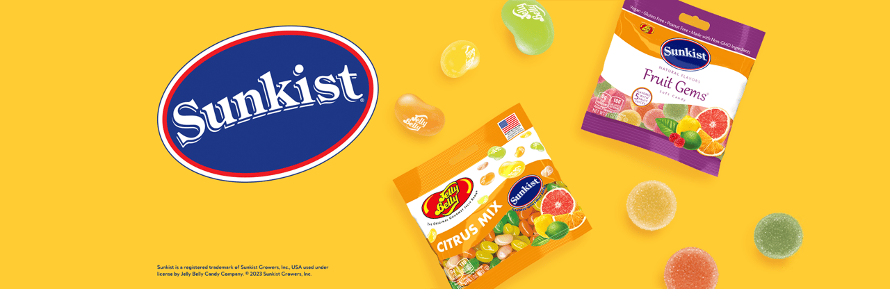 Sunkist Citrus Mix Jelly Beans & Fruit Gems