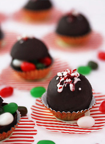 Deck the Halls Chocolate Balls