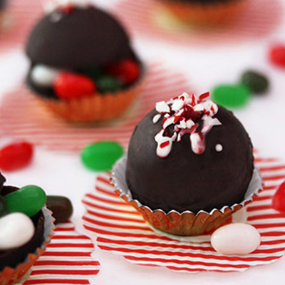Picture of Recipe for Deck the Halls Chocolate Balls