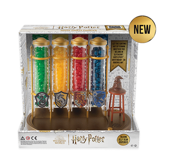 HARRY POTTER - DISTRIBUTORE JELLY BEANS DELLE CASATE PARLANTE – UN