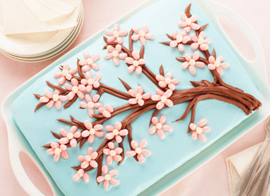 Picture of Recipe for Cherry Blossom Cake
