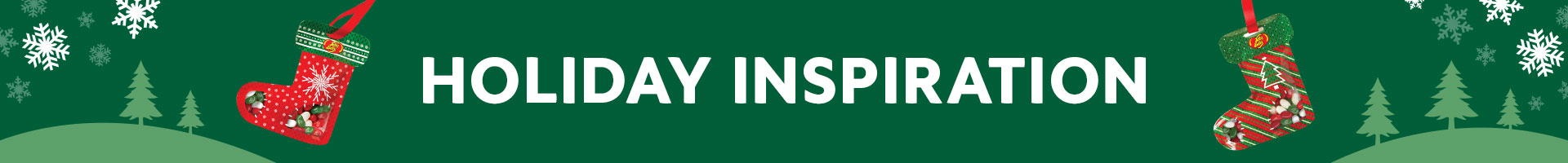 Banner with text reading Holiday Inspiration