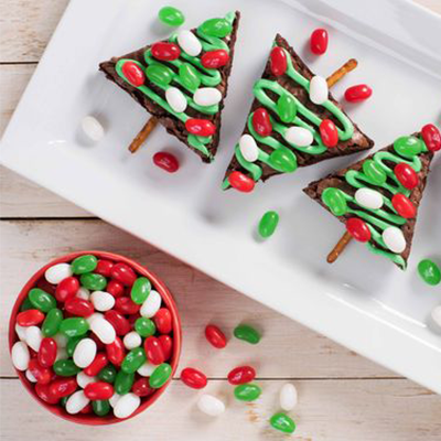 Picture of Recipe for Christmas Tree Brownies