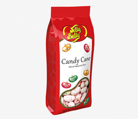 Product picture of 7.5 ounce Candy Cane Jelly Beans