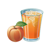 Peach Bellini Drink