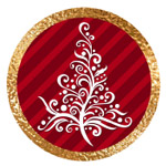 Merry Christmas Red and Gold Printables