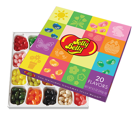 Product picture of 8.5 oz. Jelly Belly 20-Flavor Easter Gift Box