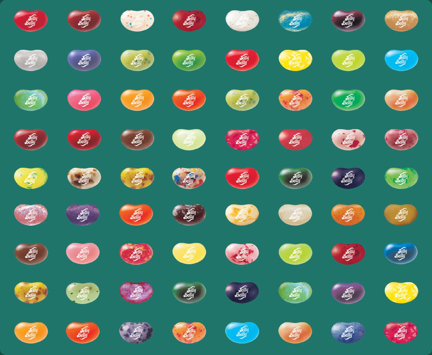 Jelly Belly Flavor Chart