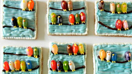 Jelly Beans Birds on a Wire Cookies