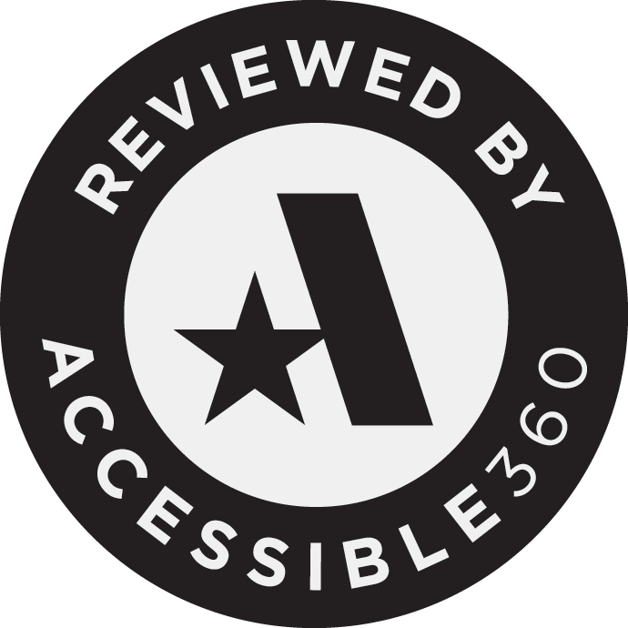 Reviewed by Accessible 360 badge