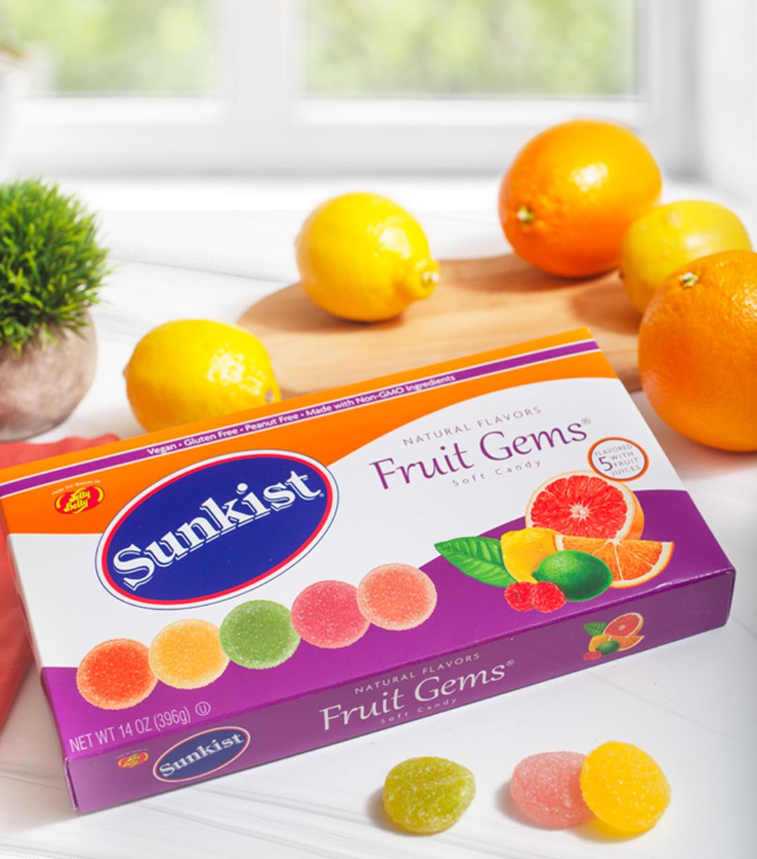 Sunkist Citrus Mix Jelly Beans & Fruit Gems