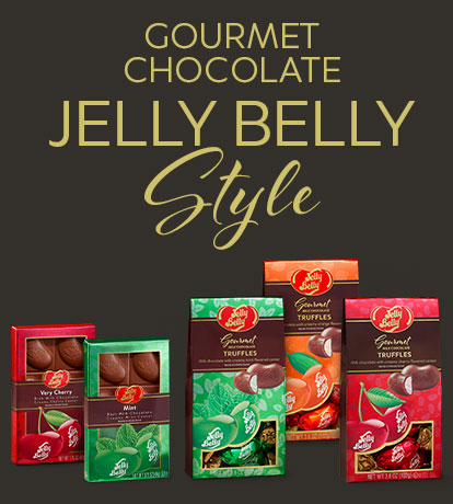 Jelly Belly Gourmet Chocolates Banner for Chocolate Category