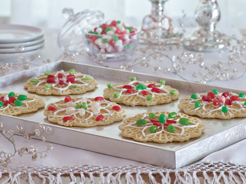 Delicate Pizzelle Christmas Cookies
