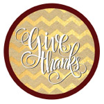 Thanksgiving Gold and Burgandy Printables