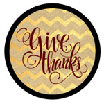 Thanksgiving Gold and Orange Printables