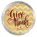 Thanksgiving Gold and Silver Printables